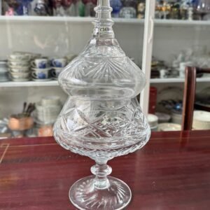 Caramelera de cristal súper tallado