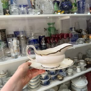 Salsera con fuente inglesa