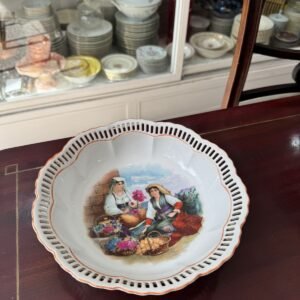 Ensaladera porcelana checoslovaca