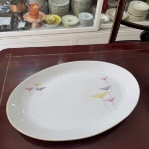 Fuente oval porcelana verbano