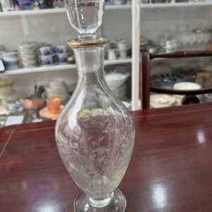 Botellón cristal grabado al acido