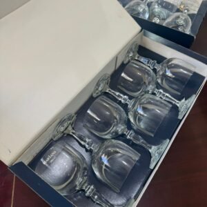 Juego de 12 copas de cristal BOHEMIA checoslovacas