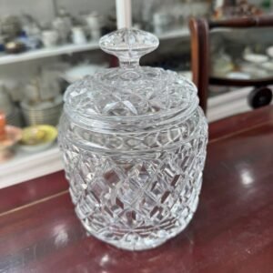 Bombonera de cristal súper tallado estilo baccarat