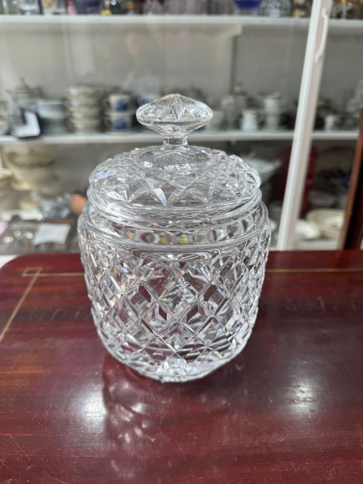 Bombonera de cristal súper tallado estilo baccarat - Image 5