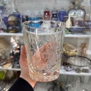 Hielera de cristal súper tallado