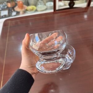 Set de 4 copas para postre de cristal