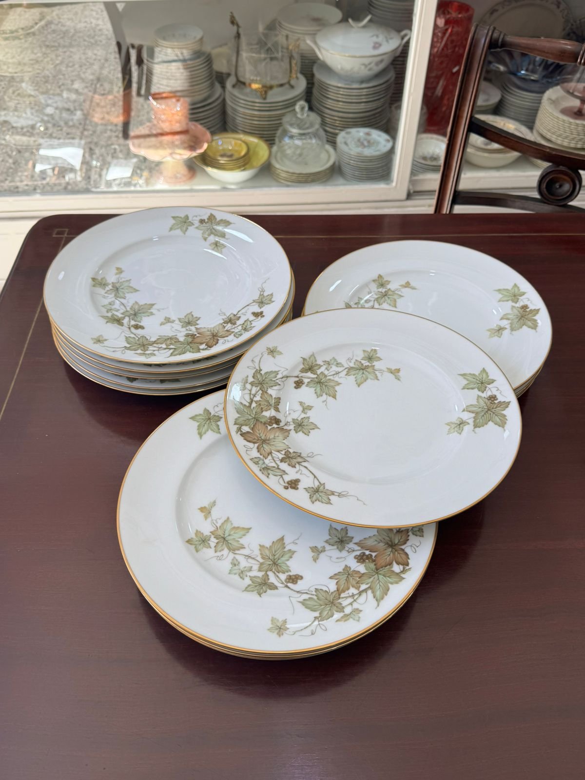 Juego completo de vajilla porcelana NORITAKE nuevo sin uso - Image 9