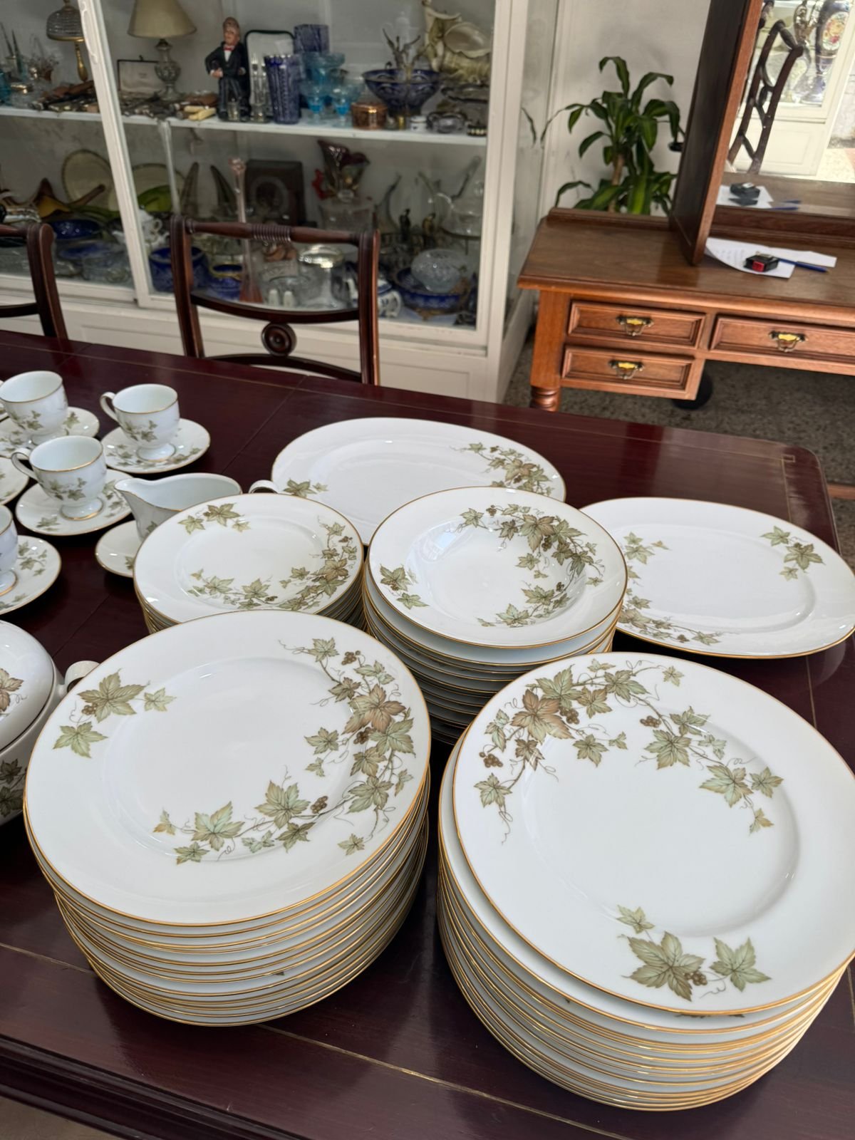 Juego completo de vajilla porcelana NORITAKE nuevo sin uso - Image 7