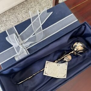 Flor rosa platería americana