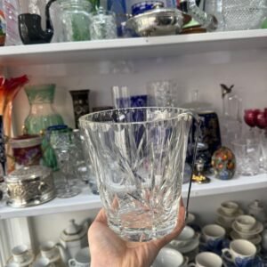 Hielera cristal súper tallado con pinza