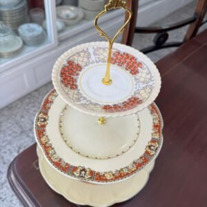 Triolet 3 niveles con platos ingleses