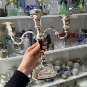 Candelabro 3 velas – Platería