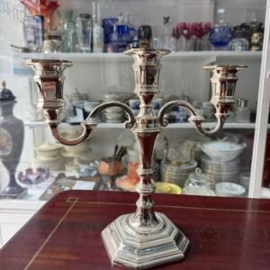 Candelabro 3 velas – Platería