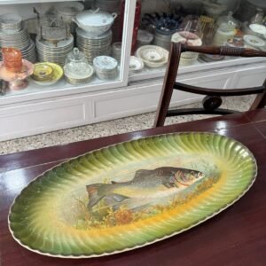 Fuente oval para pescado alemana grande