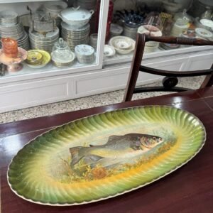 Fuente oval para pescado alemana grande