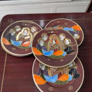 Juego de 6 platos de postre satsuma