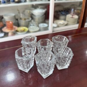 Juego de 6 vasos para shot ART-DECO