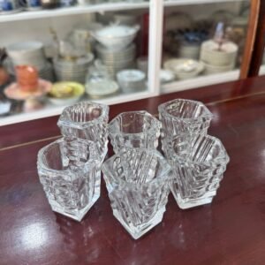 Juego de 6 vasos para shot ART-DECO