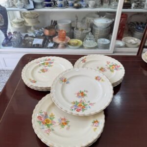 Juego de 6 platos playos ingleses J&G MEAKIN