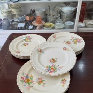 Juego de 6 platos playos ingleses J&G MEAKIN