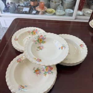 Juego de 6 platos hondos ingleses J&G MEAKIN