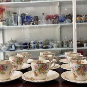 Juego de 10 dúos de café ingleses J&G MEAKIN