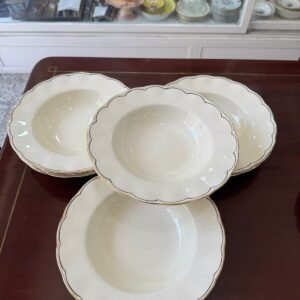 Juego de 7 platos hondos ingleses