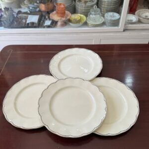 Set de 4 platos de postre ingleses