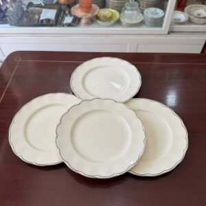 Set de 4 platos de postre ingleses