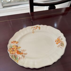 Fuente oval mediana inglesa