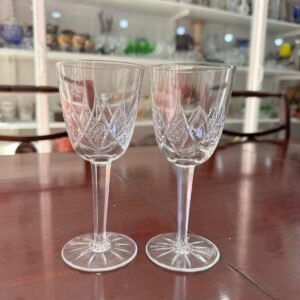 Set de 2 copas cristal súper tallado
