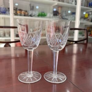 Set de 2 copas cristal súper tallado