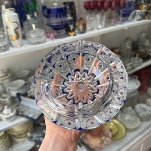 Cenicero de cristal súper tallado