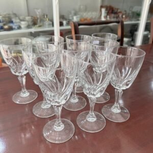 Juego de 10 copas para agua o vino francesas