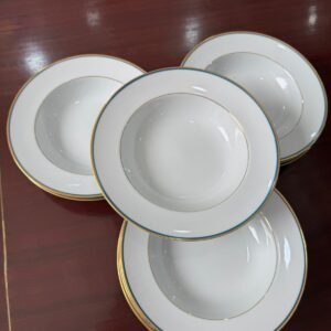Juego de 9 platos hondos porcelana