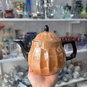 Tetera porcelana alemana tornasolada