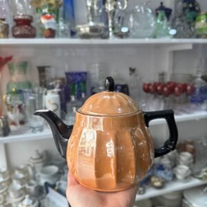 Tetera porcelana alemana tornasolada