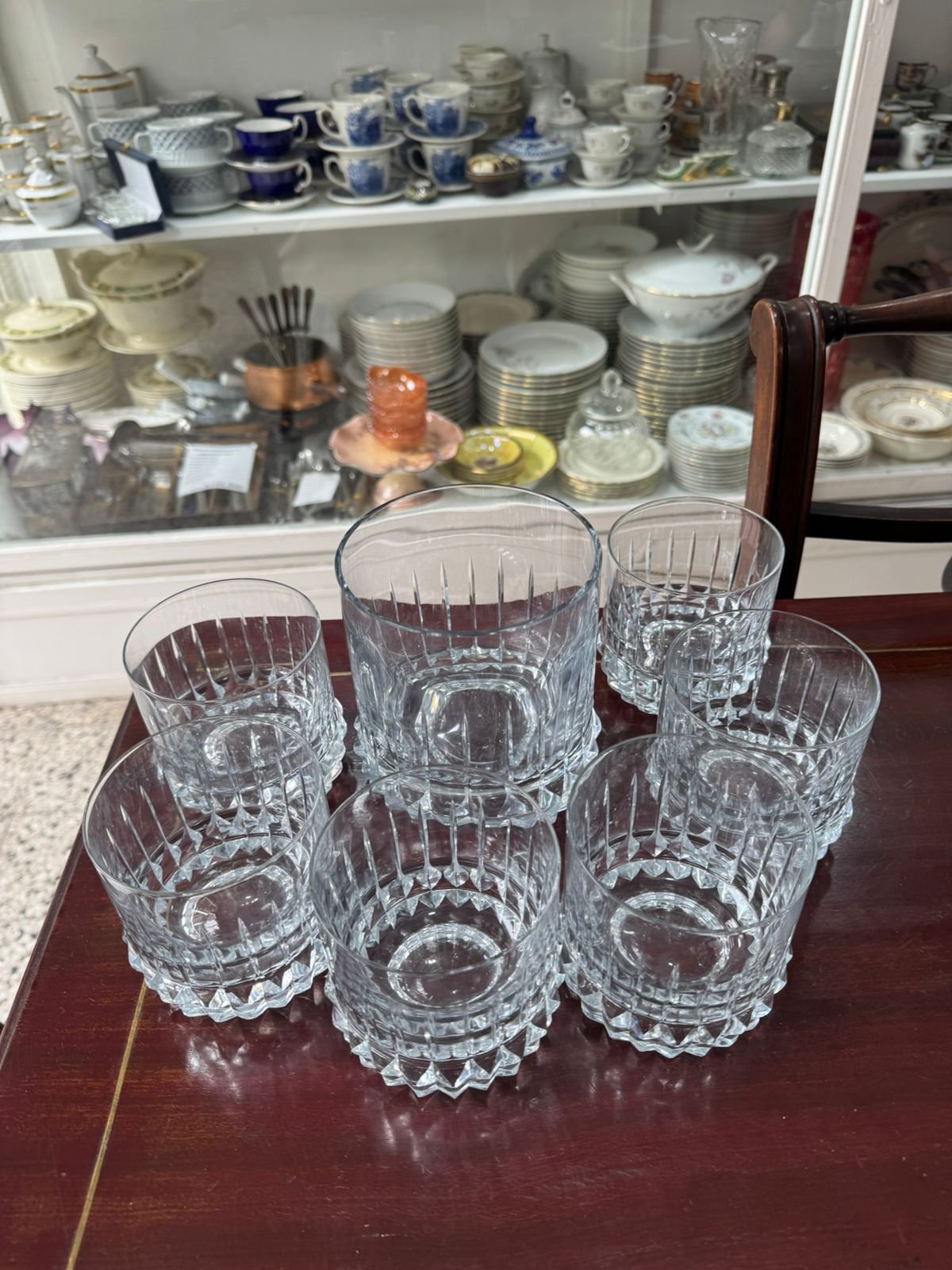 Exquisito juego de whisky hielera con 6 vasos cristal súper tallado - Image 5