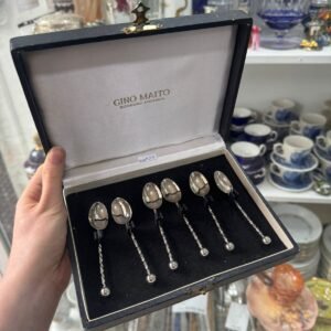 Juego de 6 cucharas de té o café platería