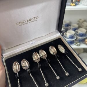 Juego de 6 cucharas de té o café platería