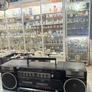 Radiograbador FISHER Doble casetera, RADIO AM FM, auxiliar, entrada phono