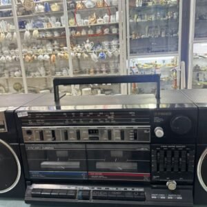 Radiograbador FISHER Doble casetera, RADIO AM FM, auxiliar, entrada phono