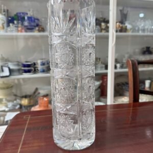 Florero alto cristal súper tallado