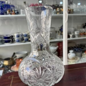 Florero de cristal súper tallado estilo BACCARAT