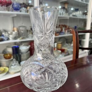 Florero de cristal súper tallado estilo BACCARAT