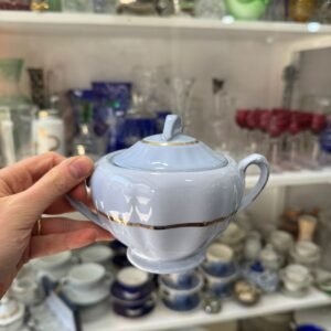 Azucarera inglesa MEAKIN celeste pastel