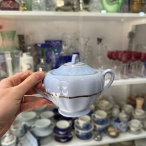 Azucarera inglesa MEAKIN celeste pastel