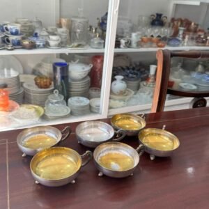 Set de 6 compoteras platería