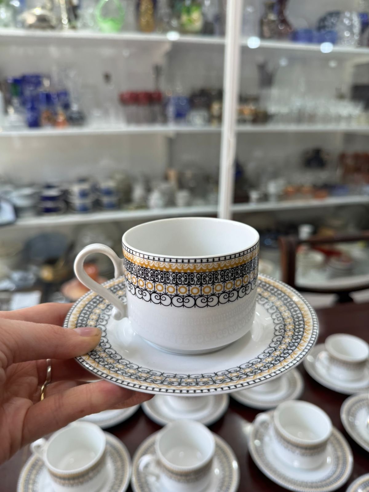 Juego de té porcelana verbano completo para 11 personas - Image 3