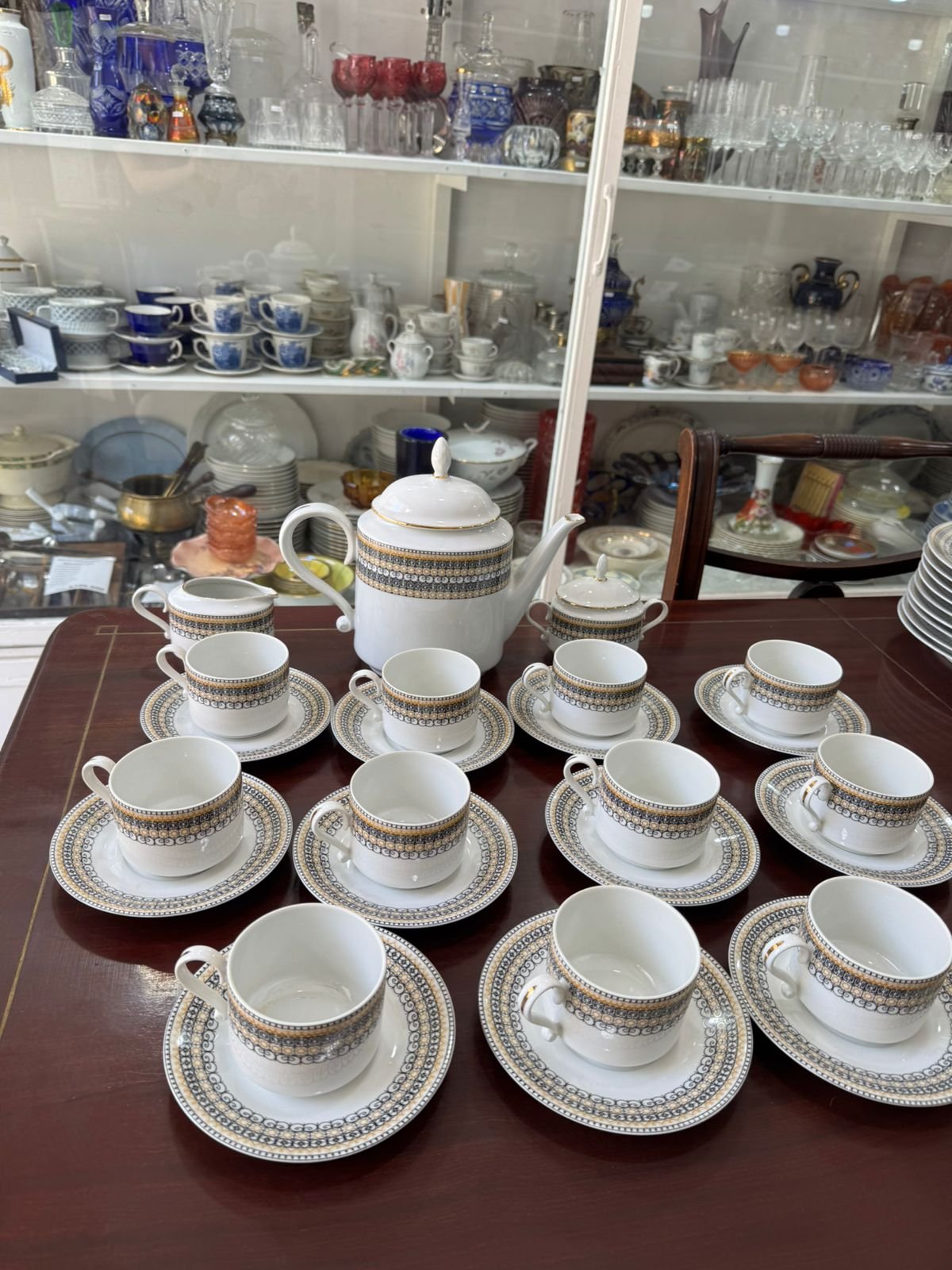 Juego de té porcelana verbano completo para 11 personas - Image 7